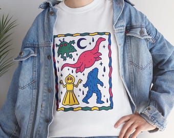 Colorful cryptids Unisex T-shirt