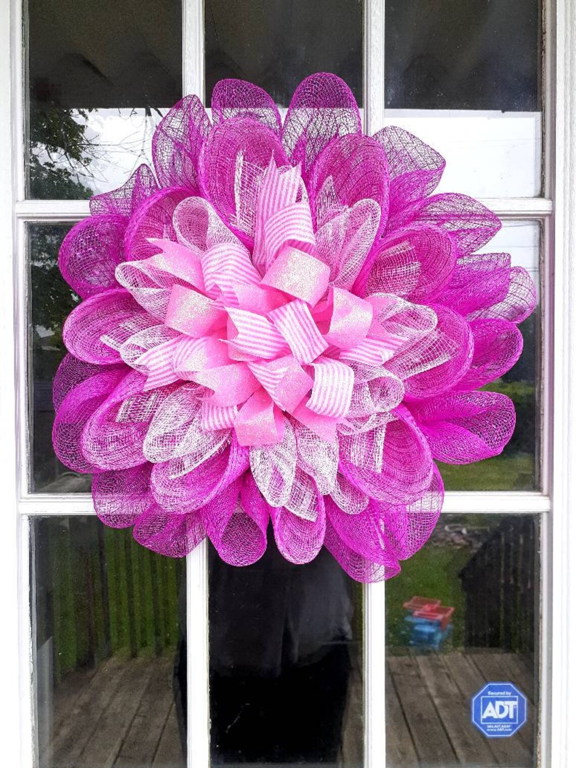 Flower petal wreath Etsy