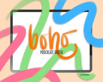 Boho Texture Procreate Brush | Digital Illustration & Lettering (Digital Download)