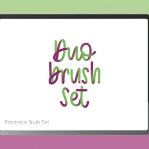 Procreate Brush Bundle | Duo Color Brushes | Lettering Brushes | Brushes for Procreate | Dual Colours | Procreate Brushes