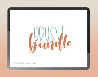 Procreate Pinsel-Bundle | 5 Procreate Pinsel zum Preis von 4 | Handlettering Pinsel | | Pinsel für Procreate | Procreate Pinsel
