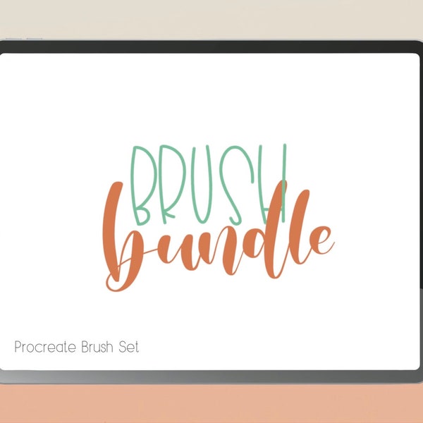 Procreate Brush Bundle | 5 Procreate Brushes for the price of 4 | Lettering Brushes | | Brushes for Procreate | Procreate Brushes