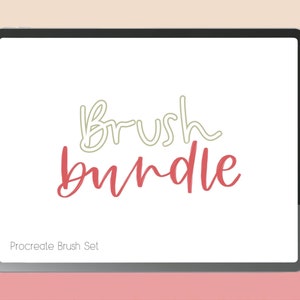 Procreate Brush Bundle | 5 Procreate Brushes for the price of 4 | Lettering Brushes | | Brushes for Procreate | Procreate Brushes