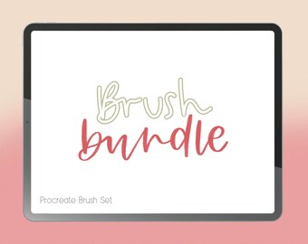 Procreate Brush Bundle | 5 Procreate Brushes for the price of 4 | Lettering Brushes | | Brushes for Procreate | Procreate Brushes