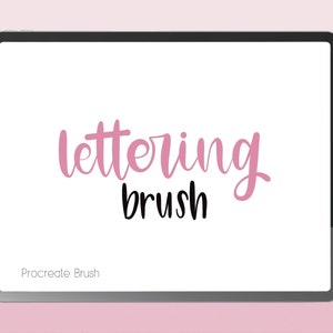 Procreate Brush | Calligraphy Brush | Lettering Brush | Procreate Brushes | Brush for Procreate | Digital Lettering Brush