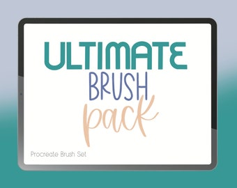 Ultimatives Procreate-Pinselpaket | 5 Procreate-Pinsel zum Preis von 4 | Schriftpinsel | | Pinsel für Procreate | Procreate-Pinsel