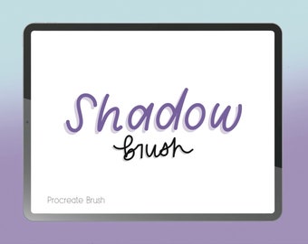 Procreate-Pinsel | Procreate Pinsel | Schriftpinsel | Monoline-Schriftzugpinsel | Kalligraphiepinsel | Pinsel für Procreate | Schattenpinsel