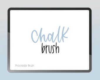 Procreate Brush | Calligraphy Brush | Lettering Brush | Procreate Brushes | Brush for Procreate | Digital Lettering Brush | Chalk Brush
