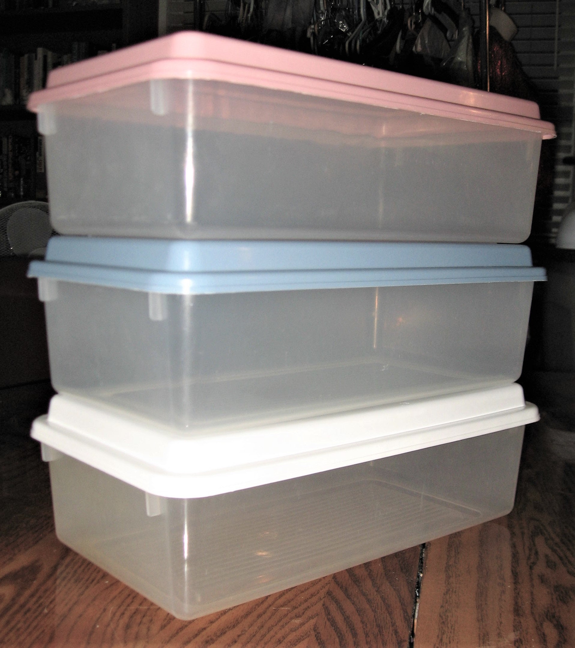 10 Sterilite Shoe Box Clear Plastic Stacking Etsy