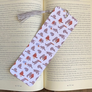Bookmark raccoons - handmade - for raccoons and books lovers