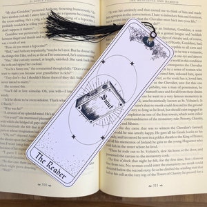 Lesezeichen Tarot Karte Der Leser - Smut - handgemacht - für Liebhaber von Smut und Dark Romane Büchern
