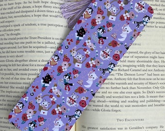 Bookmark vintage cats - handmade - for books and cats lovers