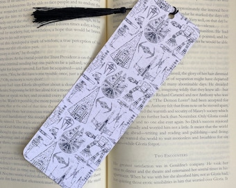 Bookmark space adventures fleet - handmade - for book and science fiction lovers