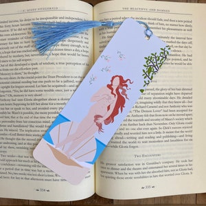 Bookmark The Birth of Venus - handmade - for books and arts lovers