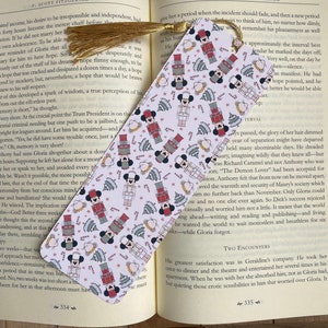 Bookmark nutcracker mouse - handmade - for book and Christmas lovers