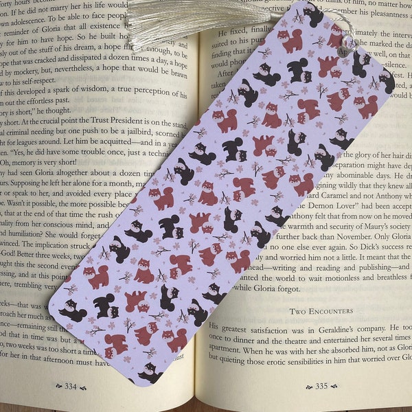 Marque-page Shiba Inu - fait main - pour amoureux des chiens et des livres