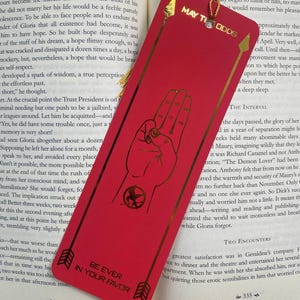 Lesezeichen Kreise Aufstand - handgemacht - für Bücher und Leseratten