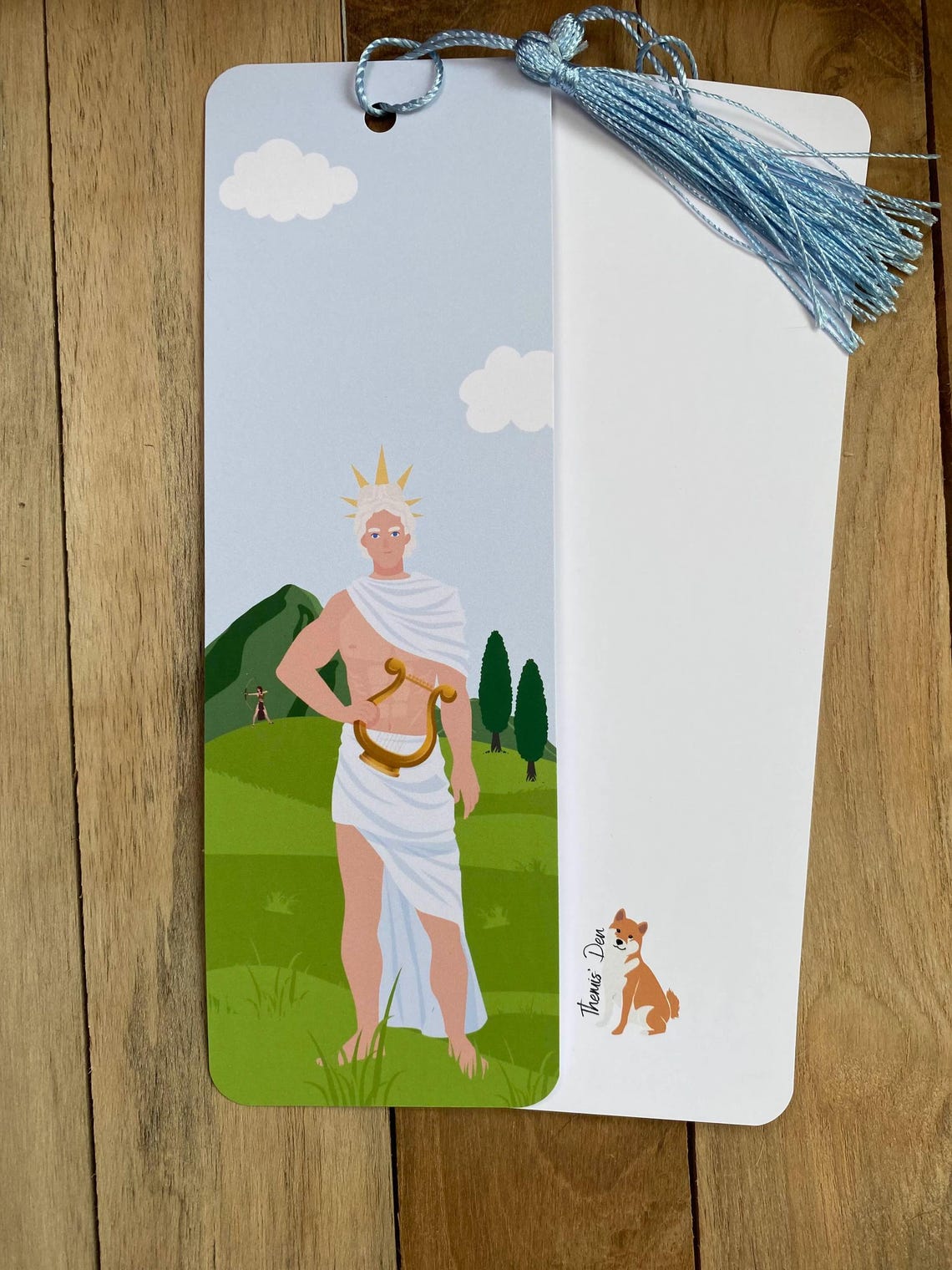 Bookmark Apollo, Greek God of Archery, Music and Healing - Handmade ...