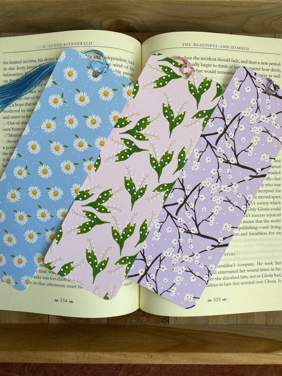 Bookmark Set of 3 - Knockmount Series - Handmade - for Book Lovers ...