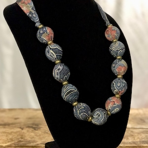 Upcycled Tie Necklace