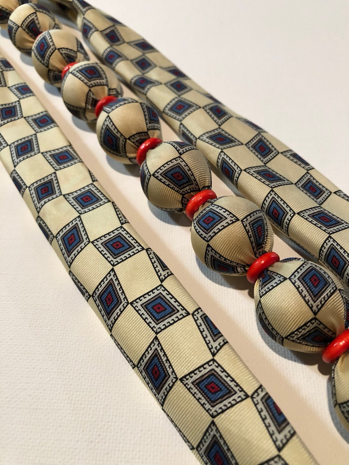 Upcycled Tie Necklace Etsy