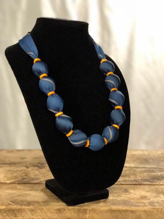 Upcycled Tie Necklace - Etsy display picture 1