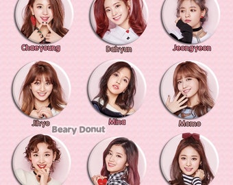 Twice Knock Knock Buttons Kpop Etsy India