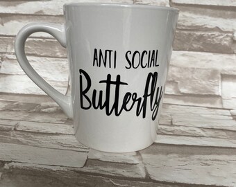 Anti-Sofessional Schmetterling Kaffeebecher
