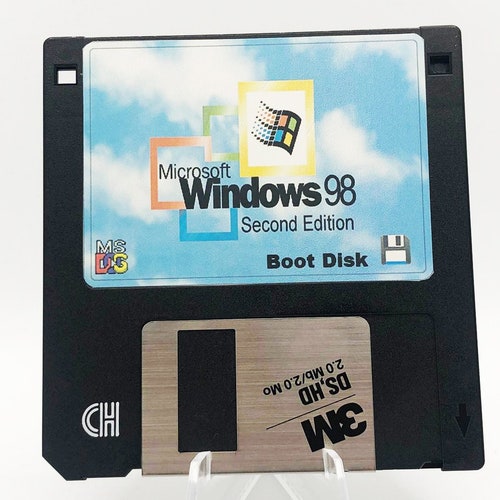 Windows 98 Boot Disk Floppy PC DOS Etsy