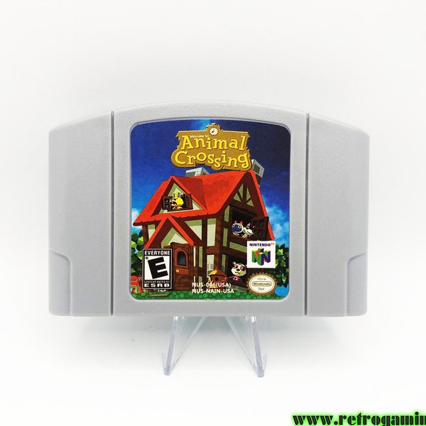 Animal Crossing Nintendo 64 Vollständig übersetztes Englisches Game Cart