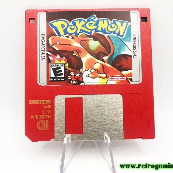 Pokemon Red Version Floppy Disk Gimmick