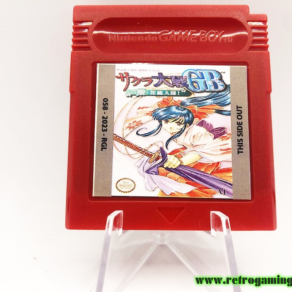 Sakura Wars GB English Translated Repro Gameboy Game Cart