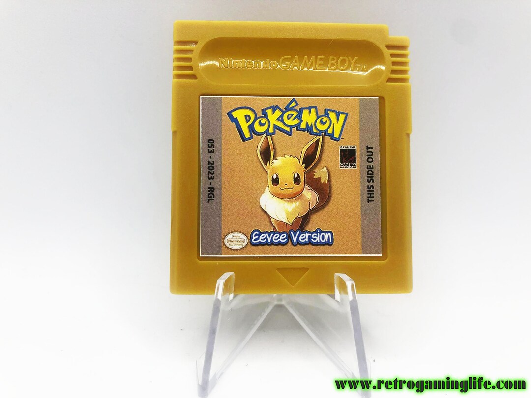Pokemon Eevee Edition Repro Gameboy Game Cart - Etsy