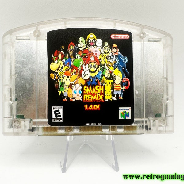 Smash Remix Nintendo 64 Video Game Repro