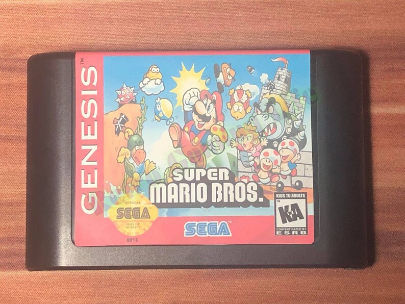 Super Mario Bros Repro Sega Genesis | Etsy
