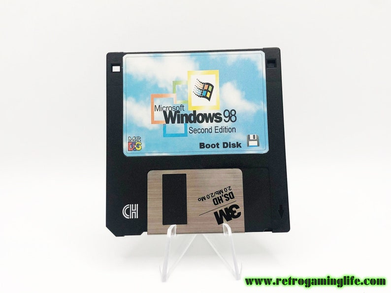 Windows 98SE Boot Disk DOS PC Floppy Etsy
