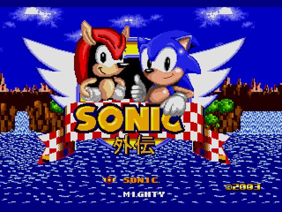 Sonic Gaiden Play as Mighty the Armadillo Sega Genesis Game -  Hong Kong