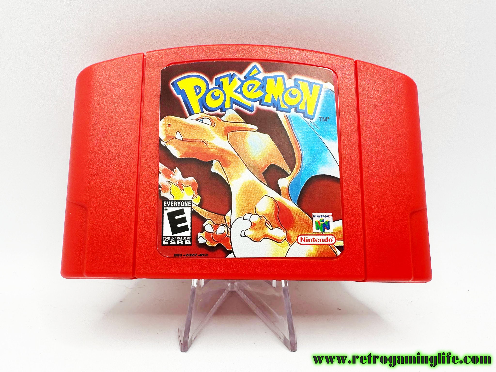 Pokemon Red Version Nintendo 64 Game Cart 