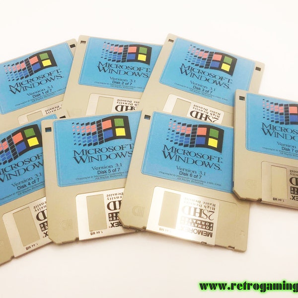 Windows 3.11 Installation Floppy Disk Lot