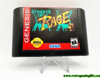 Streets of Rage 2 Double X Repro Sega Genesis Game Cart