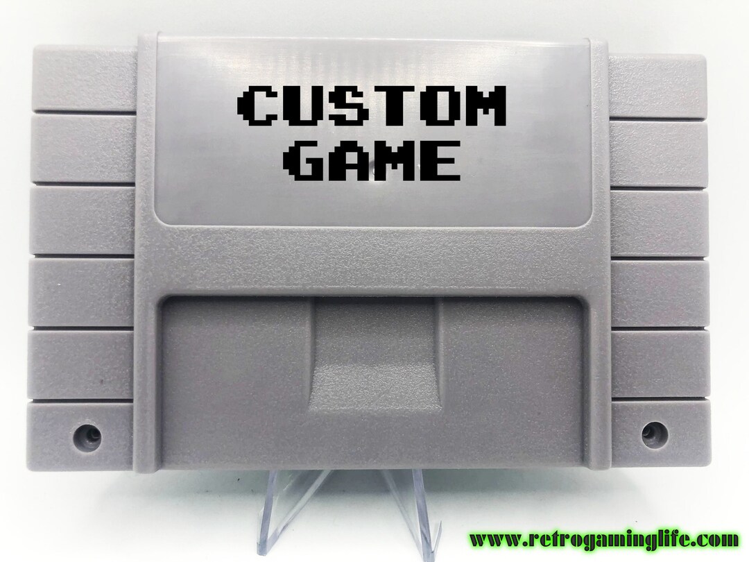 SNES Custom Game Repro Cart Super Nintendo - Etsy