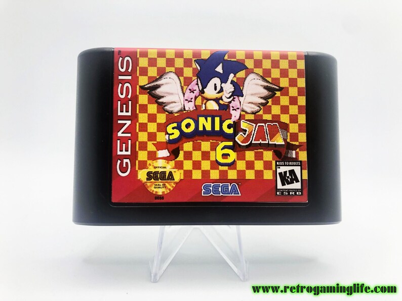 Sonic Jam 6 Sega Genesis Repro Game Etsy