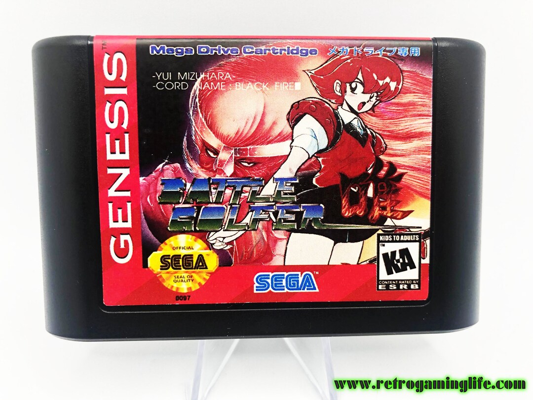 Jeu Battle Golfer Yui - Mega Drive Japon NTSC-J - Bon état Avec Boîtier