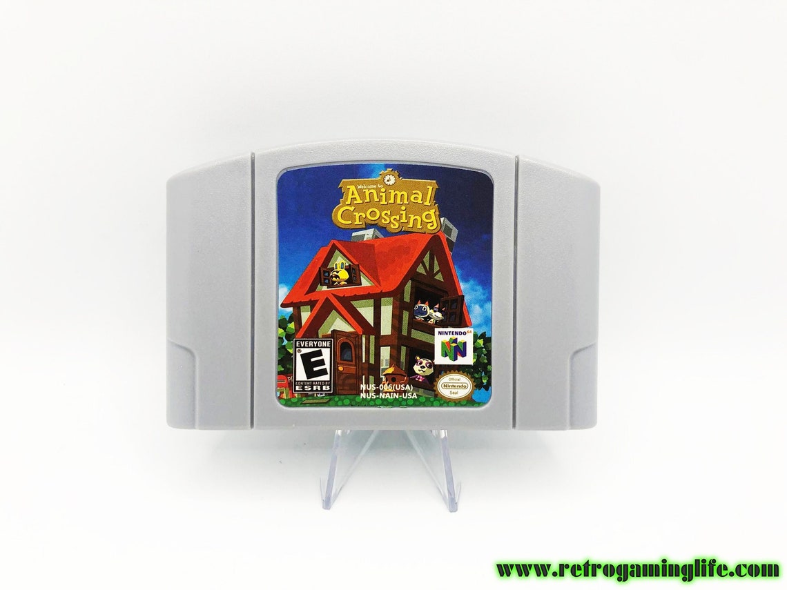 Animal Crossing Nintendo 64 Fully Translated English Game Cart Etsy