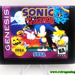 Shadow in Sonic the Hedgehog Genesis Game Cart Repro 