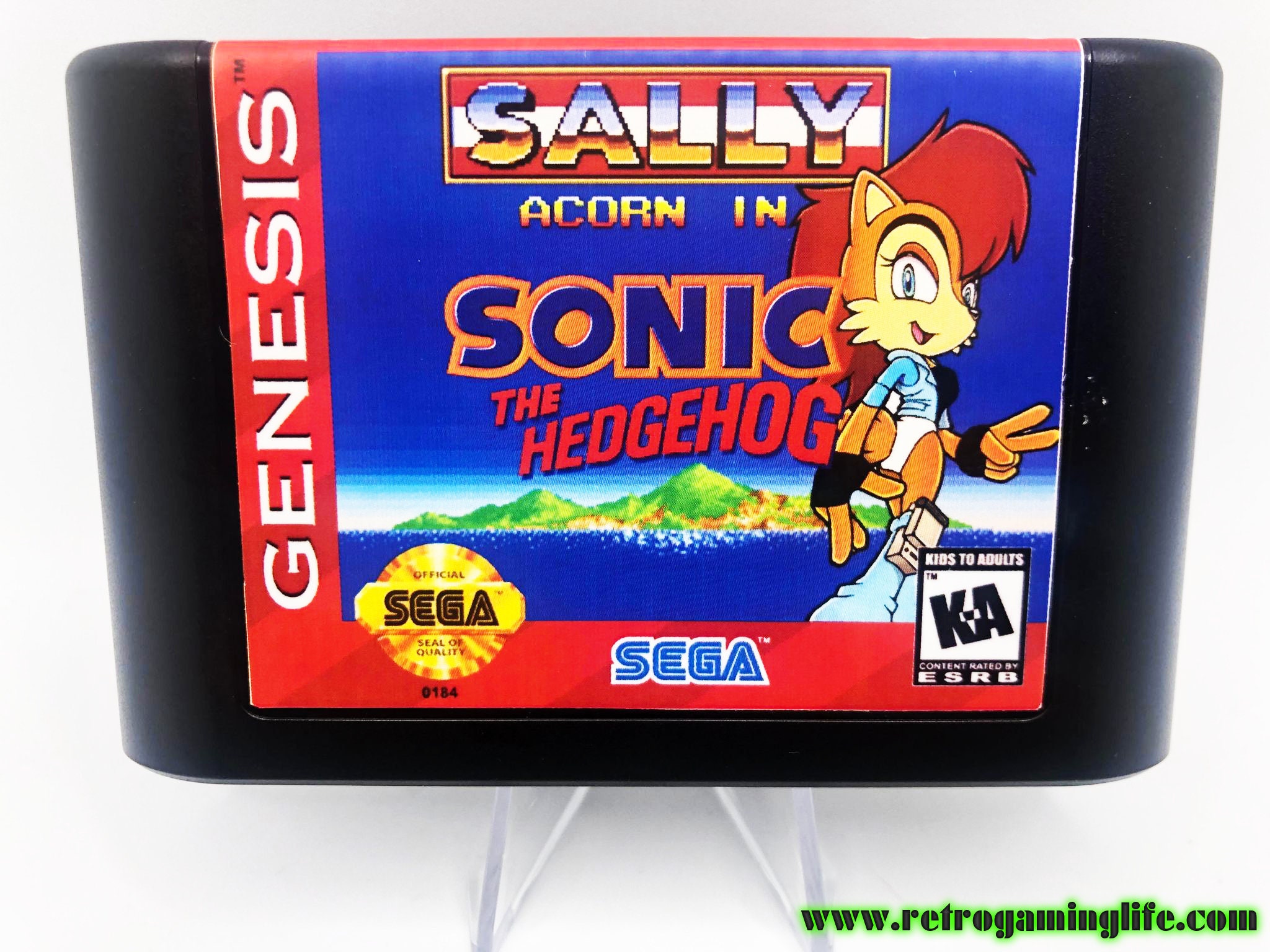 Sally Acorn in Sonic the Hedgehog 2 SEGA Genesis Mega Drive 
