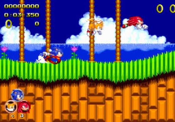 Sonic the Hedgehog 2 Classic Heroes Sega Genesis Video Game. 