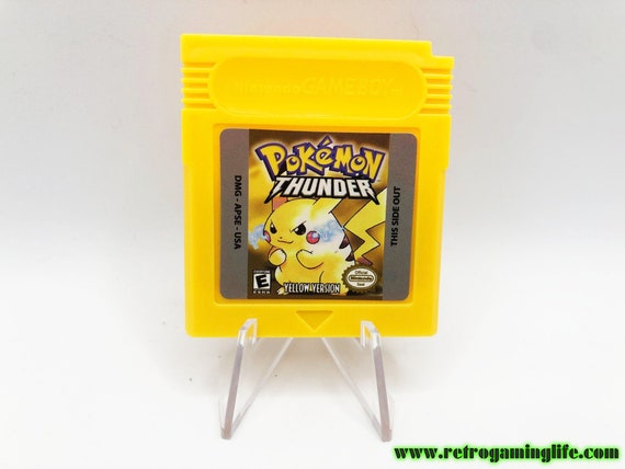 Pokemon Thunder Yellow  Gameboy pokemon, Pokemon, Pokemon games