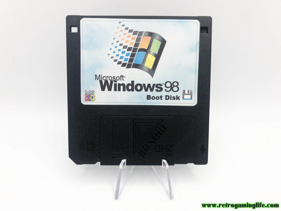 Windows 98 Boot Disk Floppy PC DOS Etsy.de