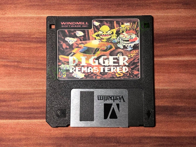 Digger Remastered DOS Floppy Disc Classic Game PC Etsy